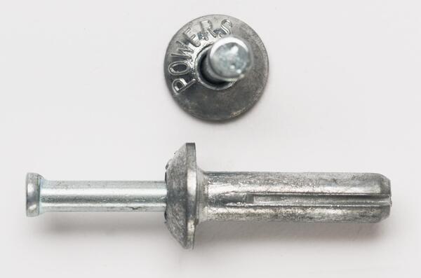 2703ISS 1/4 X 1 ZAMAC HAMMER DRIVE ANCHOR WITH STAINLESS STEEL NAIL